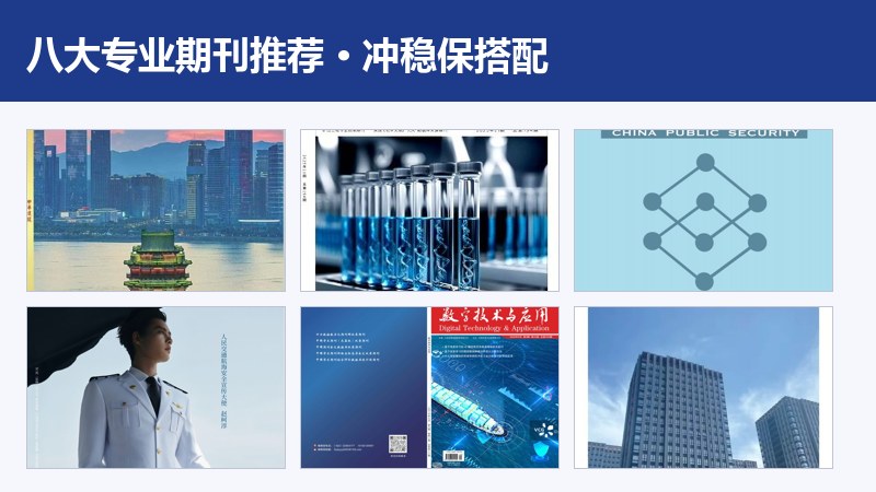 八大专业期刊推荐冲稳保搭配